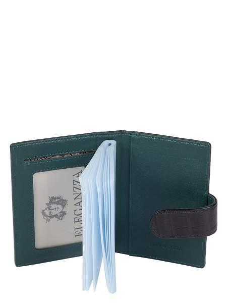 Визитница Z5351-860 green Z5351-860 Eleganzza, Артикул: Z5351-860-20559 фото №1