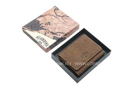 бумажник женский klondike «jane», натуральная кожа в коричневом цвете, 11 х 8,5 х 1,5 см kd1002-02 KLONDIKE 1896