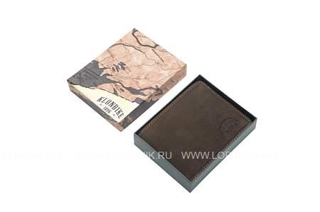 бумажник klondike «billy», натуральная кожа в темно-коричневом цвете, 11 х 8,5 см kd1003-01 KLONDIKE 1896