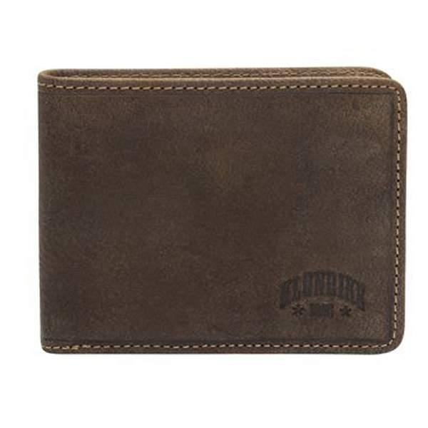 Бумажник KLONDIKE «Billy», натуральная кожа в темно-коричневом цвете, 11 х 8,5 см KD1003-01 KLONDIKE 1896, Артикул: KD1003-01 фото №1