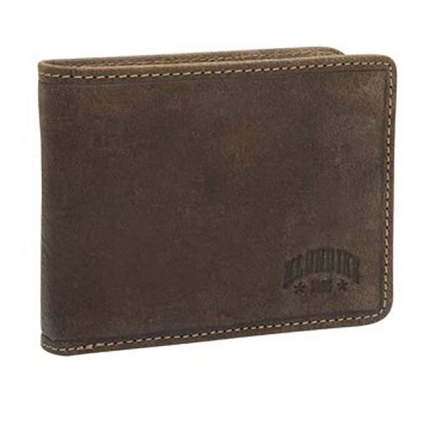 Бумажник KLONDIKE «Billy», натуральная кожа в темно-коричневом цвете, 11 х 8,5 см KD1003-01 KLONDIKE 1896, Артикул: KD1003-01 фото №1