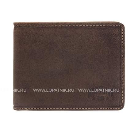 бумажник klondike «john», натуральная кожа в темно-коричневом цвете, 11,5 х 9 см kd1005-01 KLONDIKE 1896