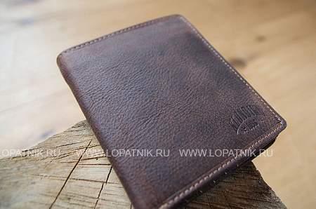 бумажник klondike «eric», натуральная кожа в темно-коричневом цвете, 10 х 12 см kd1010-01 KLONDIKE 1896
