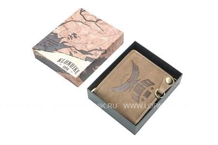 бумажник klondike «harry eagle», натуральная кожа в коричневом цвете, 12,5 х 10 см kd1013-02 KLONDIKE 1896
