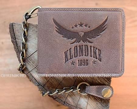 бумажник klondike «harry eagle», натуральная кожа в коричневом цвете, 12,5 х 10 см kd1013-02 KLONDIKE 1896