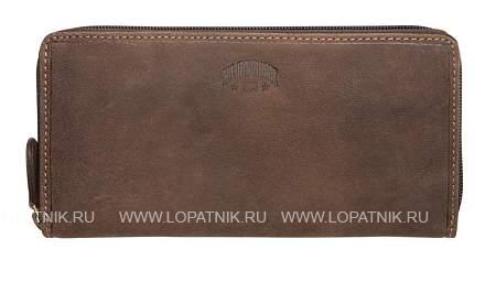 бумажник женский klondike «mary», натуральная кожа в темно-коричневом цвете, 19,5 х 10 см kd1030-01 KLONDIKE 1896