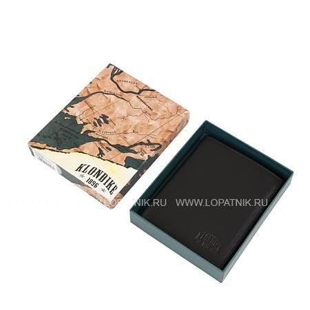 бумажник klondike claim, натуральная кожа в черном цвете, 10,5 х 1,5 х 13 см kd1100-01 KLONDIKE 1896