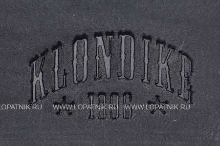 бумажник klondike yukon, натуральная кожа в черном цвете, 12,5 х 3 х 9,5 см kd1112-01 KLONDIKE 1896