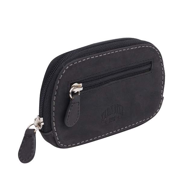 Ключница KLONDIKE Yukon, натуральная кожа в черном цвете, 11,5 х 2 х 7,5 см KD1115-01 KLONDIKE 1896, Артикул: KD1115-01 фото №1