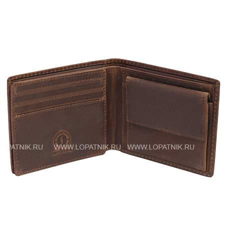 бумажник klondike yukon, натуральная кожа в коричневом цвете, 10,5 х 2,5 х 9 см kd1116-03 KLONDIKE 1896