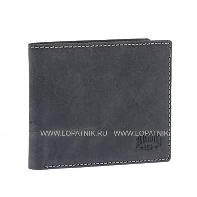бумажник klondike yukon, натуральная кожа в черном цвете, 13 х 2,5 х 10 см kd1117-01 KLONDIKE 1896