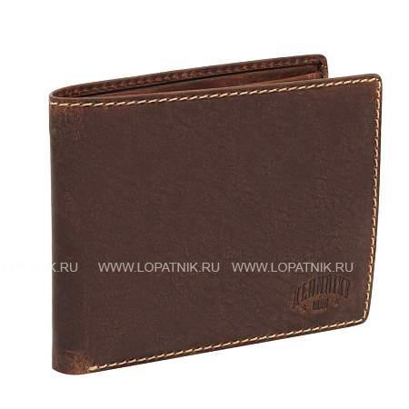бумажник klondike yukon, натуральная кожа в коричневом цвете, 13 х 2,5 х 10 см kd1117-03 KLONDIKE 1896
