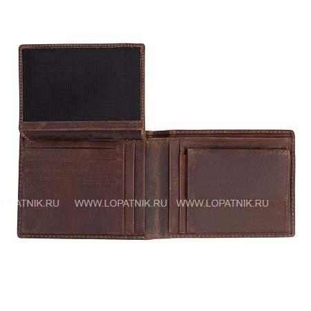 бумажник klondike yukon, натуральная кожа в коричневом цвете, 13 х 2,5 х 10 см kd1117-03 KLONDIKE 1896
