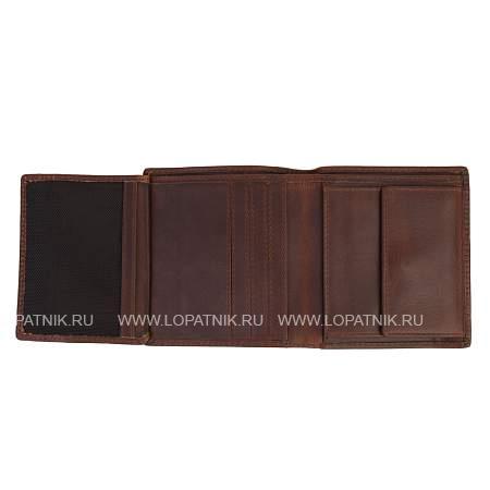 бумажник klondike dawson, натуральная кожа в коричневом цвете, 9,5 х 2 х 10,5 см kd1118-03 KLONDIKE 1896