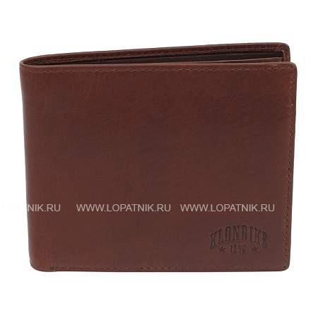 бумажник klondike dawson, натуральная кожа в коричневом цвете, 12 х 2 х 9,5 см kd1120-03 KLONDIKE 1896