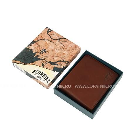 бумажник klondike dawson, натуральная кожа в коричневом цвете, 12 х 2 х 9,5 см kd1120-03 KLONDIKE 1896