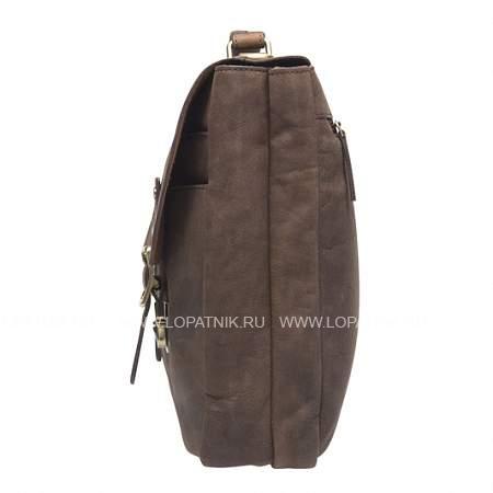 сумка klondike «barry», натуральная кожа в темно-коричневом цвете, 40 х 31 х 10 см kd1037-01 KLONDIKE 1896