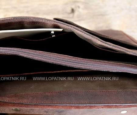 сумка klondike «barry», натуральная кожа в темно-коричневом цвете, 40 х 31 х 10 см kd1037-01 KLONDIKE 1896