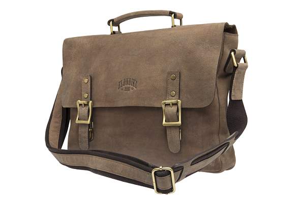 Сумка KLONDIKE «Bill», натуральная кожа в коричневом цвете, 40 х 32 х 7 см KD1040-02 KLONDIKE 1896, Артикул: KD1040-02 фото №1