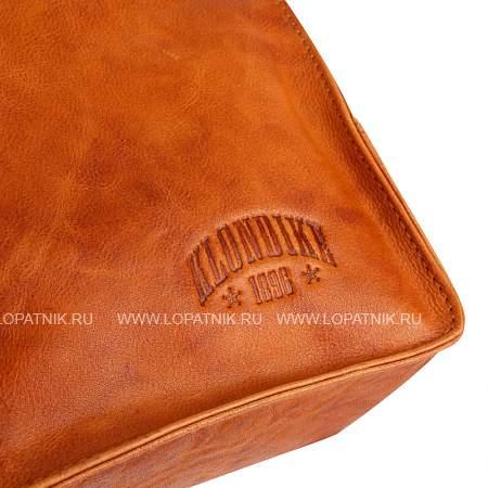 рюкзак-сумка klondike digger «mara», натуральная кожа цвета коньяк, 32,5 x 36,5 x 11 см kd1070-04 KLONDIKE 1896