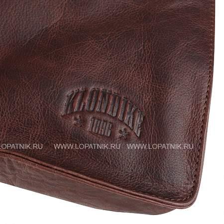 рюкзак-сумка klondike digger «mara», натуральная кожа в темно-коричневом цвете, 32,5 x 36,5 x 11 см kd1070-03 KLONDIKE 1896