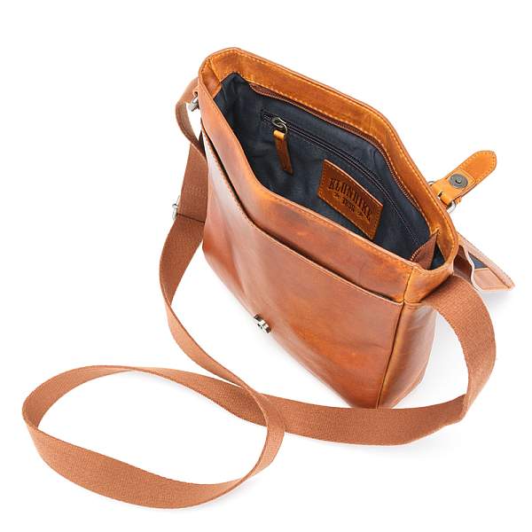 Сумка через плечо KLONDIKE DIGGER «Erin», натуральная кожа цвета коньяк, 32 x 28 x 8 см KD1049-04 KLONDIKE 1896, Артикул: KD1049-04 фото №1