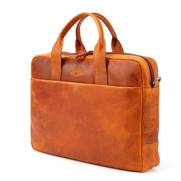 Сумка KLONDIKE DIGGER «Mavis», натуральная кожа цвета коньяк, 32 x 40 x 8 см KD1051-04 KLONDIKE 1896, Артикул: KD1051-04 фото №1