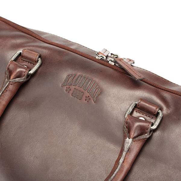 Сумка KLONDIKE DIGGER «Earl», натуральная кожа в темно-коричневом цвете, 29 x 38 x 9 см KD1052-03 KLONDIKE 1896, Артикул: KD1052-03 фото №1