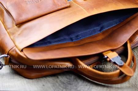 сумка klondike digger «carl», натуральная кожа цвета коньяк, 42 x 30 x 9 см kd1053-04 KLONDIKE 1896