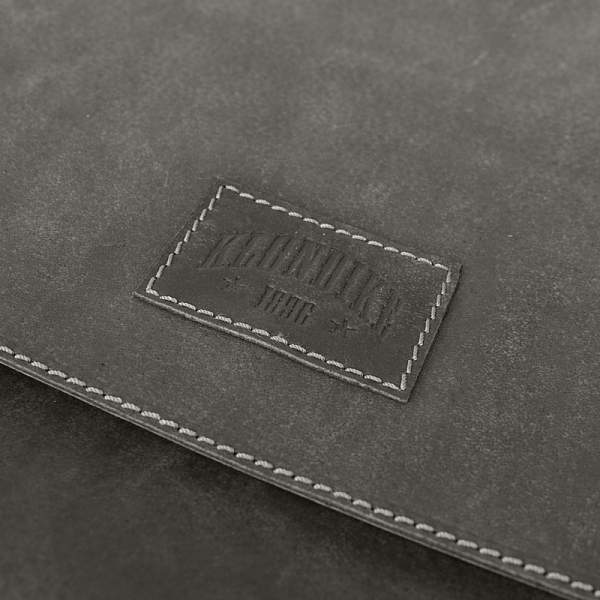 Сумка KLONDIKE Native, натуральная кожа в черном цвете, 39 х 10 х 31 см KD1125-01 KLONDIKE 1896, Артикул: KD1125-01 фото №1