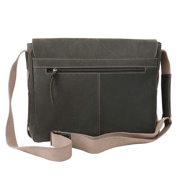 Сумка KLONDIKE Native, натуральная кожа в черном цвете, 39 х 10 х 31 см KD1125-01 KLONDIKE 1896, Артикул: KD1125-01 фото №1