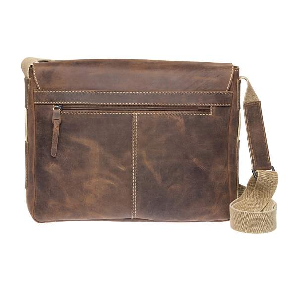 Сумка KLONDIKE Native, натуральная кожа в коричневом цвете, 39 х 10 х 31 см KD1125-03 KLONDIKE 1896, Артикул: KD1125-03 фото №1