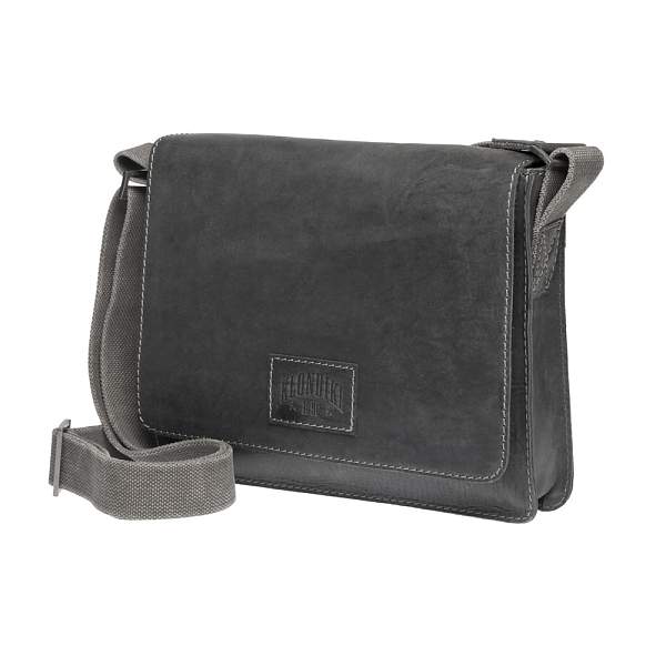 Сумка KLONDIKE Native, натуральная кожа в черном цвете, 30 х 7 х 25 см KD1126-01 KLONDIKE 1896, Артикул: KD1126-01 фото №1