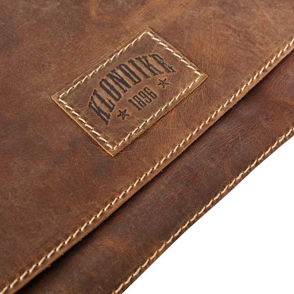 Сумка KLONDIKE Native, натуральная кожа в коричневом цвете, 30 х 7 х 25 см KD1126-03 KLONDIKE 1896, Артикул: KD1126-03 фото №1