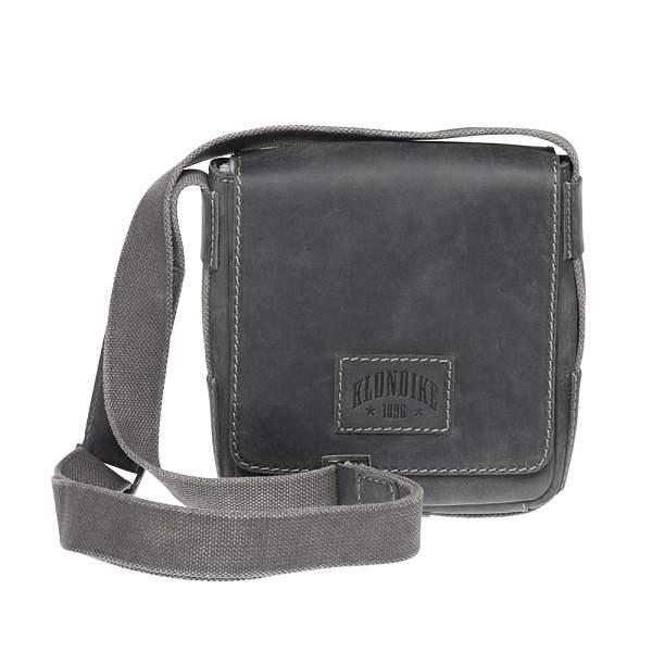 Сумка-планшет KLONDIKE Native, натуральная кожа в черном цвете, 23 х 7 х 24 см KD1127-01 KLONDIKE 1896, Артикул: KD1127-01 фото №1