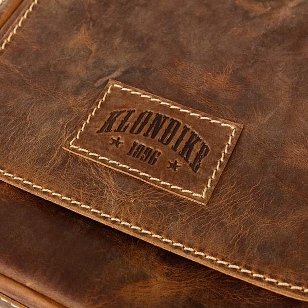 Сумка-планшет KLONDIKE Native, натуральная кожа в коричневом цвете, 23 х 7 х 24 см KD1127-03 KLONDIKE 1896, Артикул: KD1127-03 фото №1