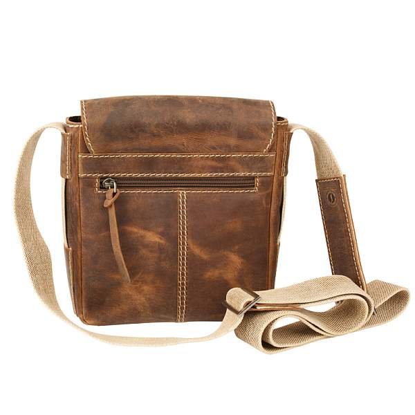 Сумка-планшет KLONDIKE Native, натуральная кожа в коричневом цвете, 23 х 7 х 24 см KD1127-03 KLONDIKE 1896, Артикул: KD1127-03 фото №1