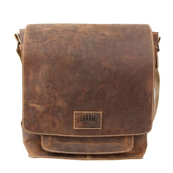 Сумка KLONDIKE Native, натуральная кожа в коричневом цвете, 35 х 13 х 36 см KD1129-03 KLONDIKE 1896, Артикул: KD1129-03 фото №1