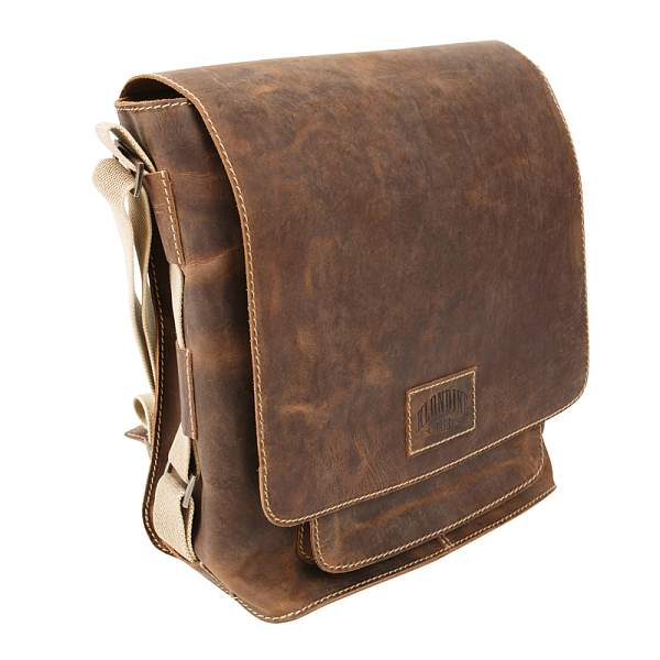 Сумка KLONDIKE Native, натуральная кожа в коричневом цвете, 35 х 13 х 36 см KD1129-03 KLONDIKE 1896, Артикул: KD1129-03 фото №1