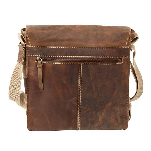 Сумка KLONDIKE Native, натуральная кожа в коричневом цвете, 35 х 13 х 36 см KD1129-03 KLONDIKE 1896, Артикул: KD1129-03 фото №1