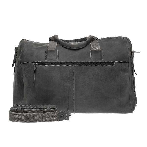 Сумка дорожная KLONDIKE Native, натуральная кожа в черном цвете, 52 х 25 х 35 см KD1133-01 KLONDIKE 1896, Артикул: KD1133-01 фото №1