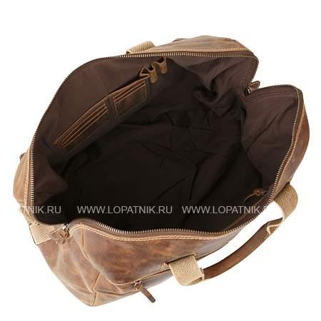 сумка дорожная klondike native, натуральная кожа в коричневом цвете, 52 х 25 х 35 см kd1133-03 KLONDIKE 1896