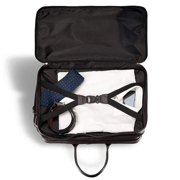 Дорожная сумка с портпледом BRIALDI Lancaster (Ланкастер) brown BR07402CA Коричневый Brialdi, Артикул: BR07402CA фото №1