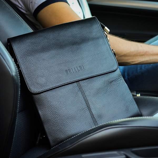 Вертикальная сумка через плечо BRIALDI Delphi (Делфи) relief black BR34388VN Черный Brialdi, Артикул: BR34388VN фото №1