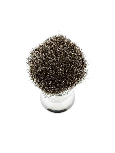 Бритвенный набор IL Ceppo: станок, помазок, подставка, серебристый цвет SET-S103BKMTG IL CEPPO, Артикул: SET-S103BKMTG фото №1