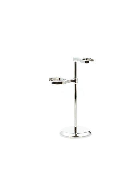 Бритвенный набор IL Ceppo: станок, помазок, подставка, серебристый цвет SET-S103BKMTG IL CEPPO, Артикул: SET-S103BKMTG фото №1