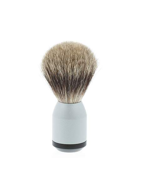 Бритвенный набор IL Ceppo: станок, помазок, чаша, подставка, серебристо-черный матовый цвет SET-S112P3FT IL CEPPO, Артикул: SET-S112P3FT фото №1