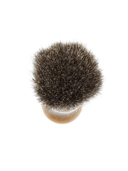 Помазок для бритья IL Ceppo, каучуковая смола, барсучий ворс, рукоять - серый перламутровый цвет P-BOB-CTG IL CEPPO, Артикул: P-BOB-CTG фото №1