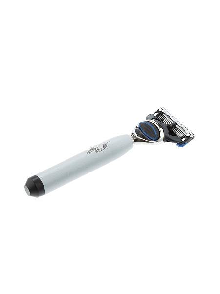 Станок для бритья IL Ceppo, FUSION, алюминий, никелированная латунь, серебристо-черный матовый цвет RA303F IL CEPPO, Артикул: RA303F фото №1