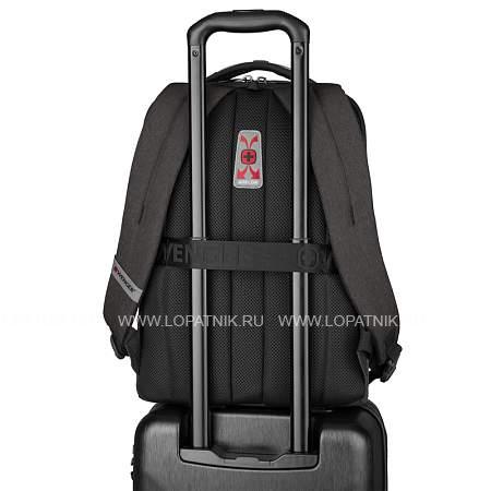 рюкзак wenger mx professional 16”, серый, 100% полиэстер, 33х21х45 см, 21 л 611641 Wenger